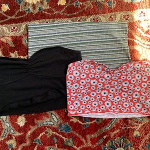 3 Tube tops for $10